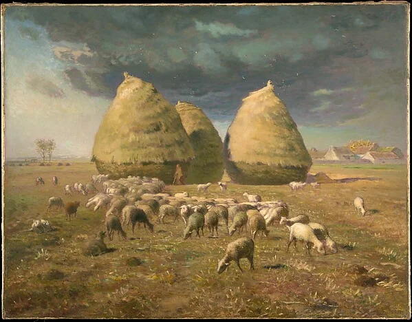 Haystacks: Autumn · Jean-François Millet