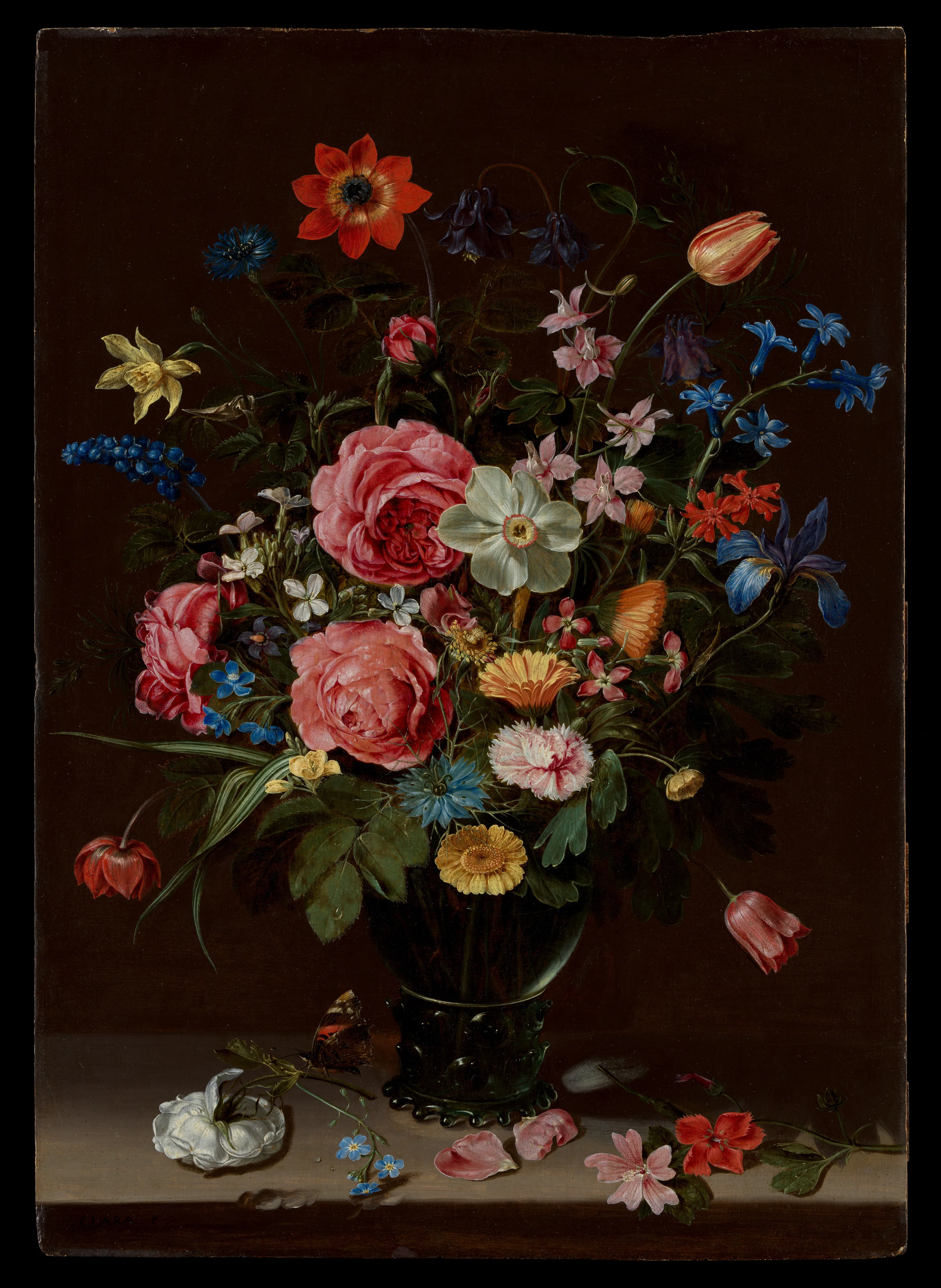 A Bouquet of Flowers · Clara Peeters